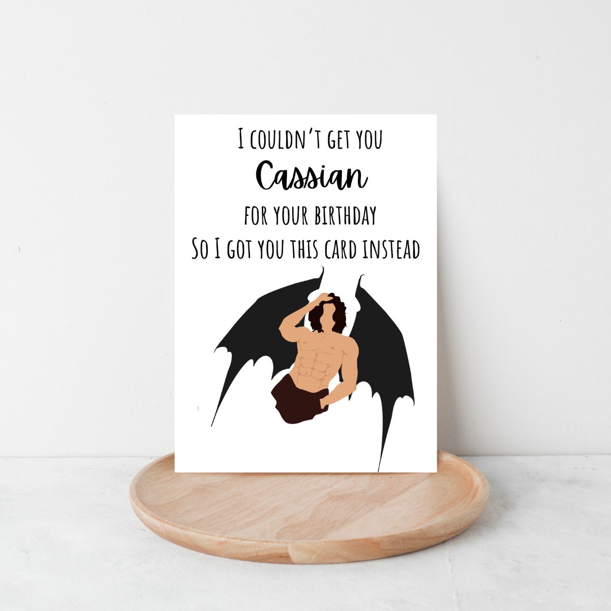 Cassian Birthday Greeting Card, A Court of Thorns and Roses Birthday Card, Bookish birthday Card, Booktok Birthday Card for Her