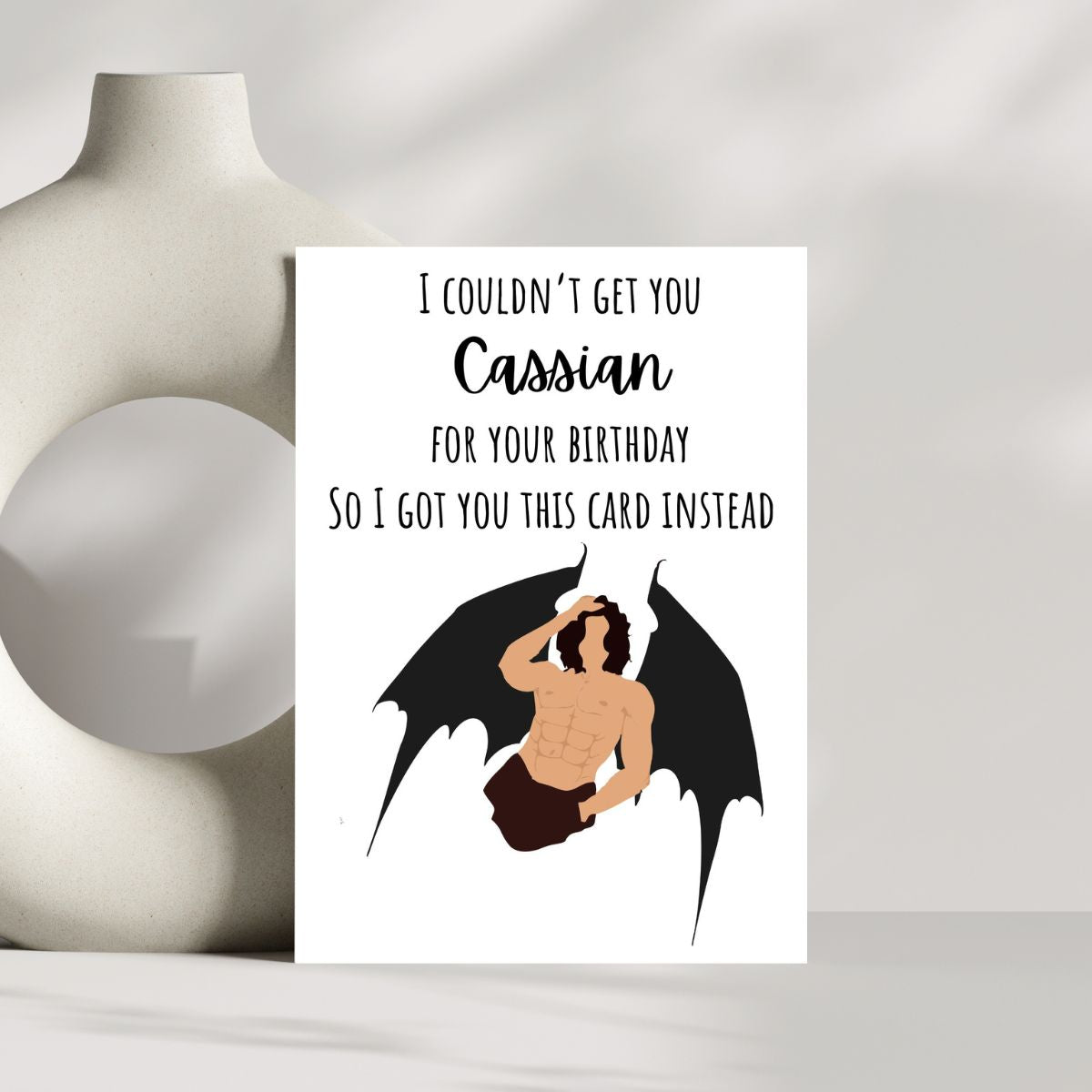 Cassian Birthday Greeting Card, A Court of Thorns and Roses Birthday Card, Bookish birthday Card, Booktok Birthday Card for Her