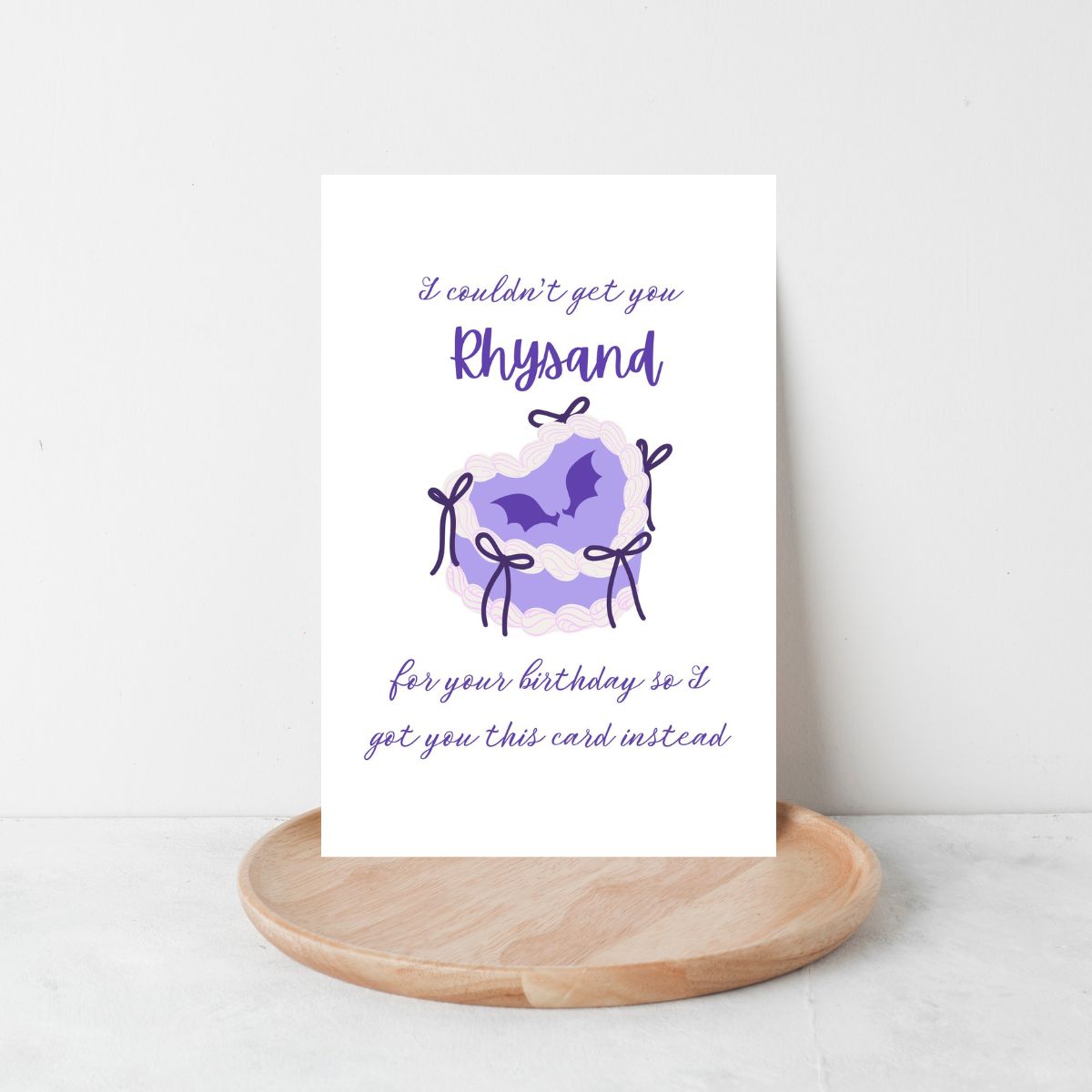 Rhysand Birthday Card