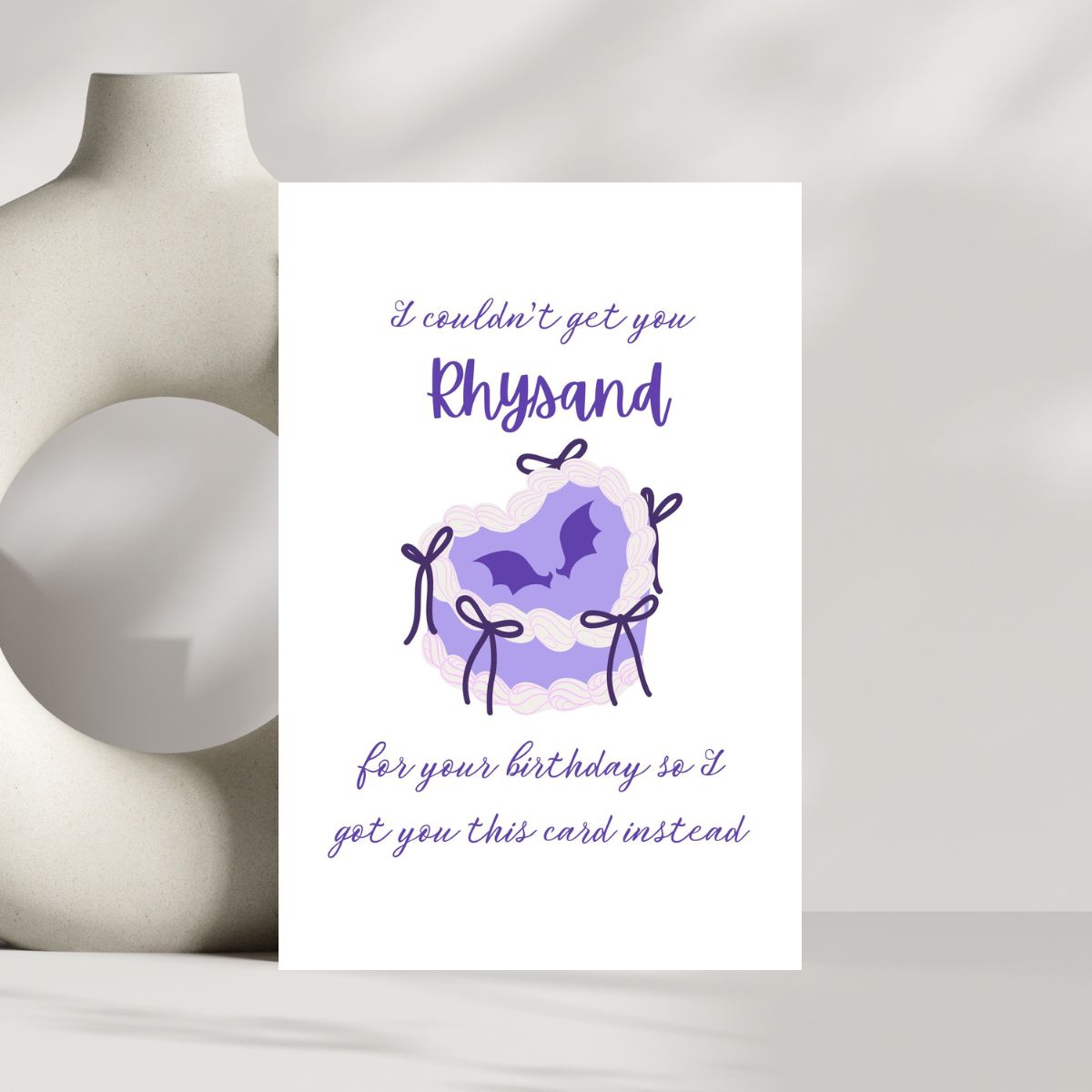 Rhysand Birthday Card