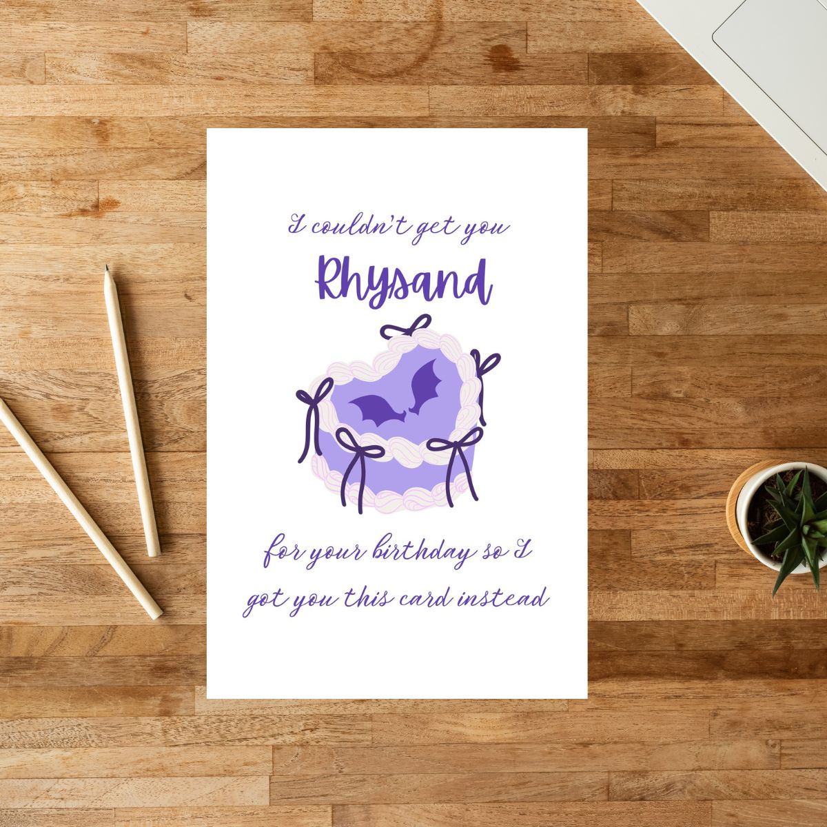 Rhysand Birthday Card