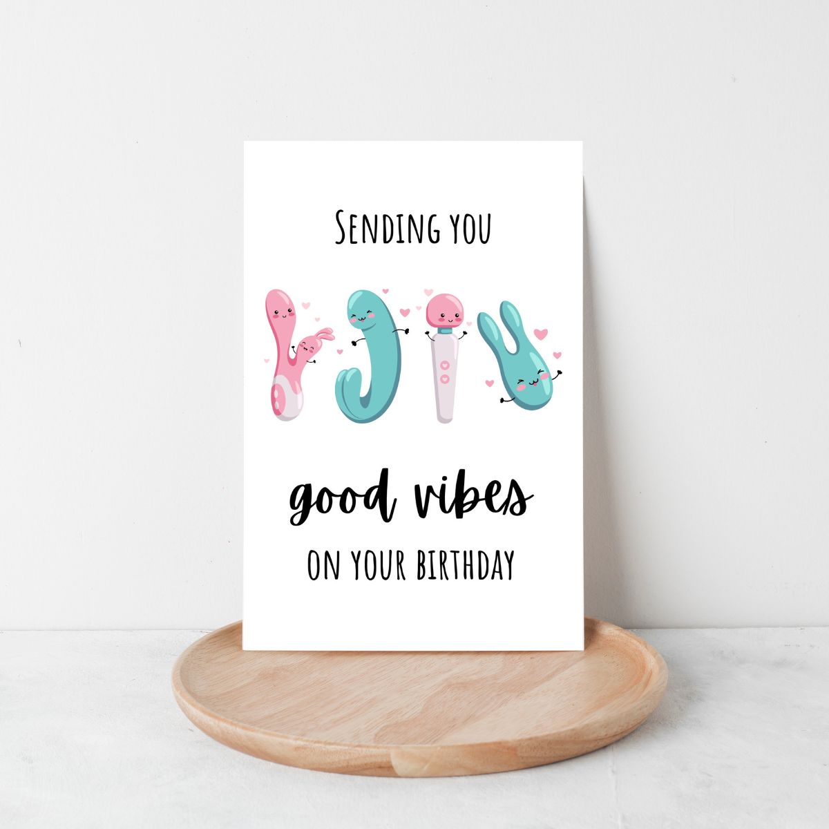 Funny Vibrator Birthday Card