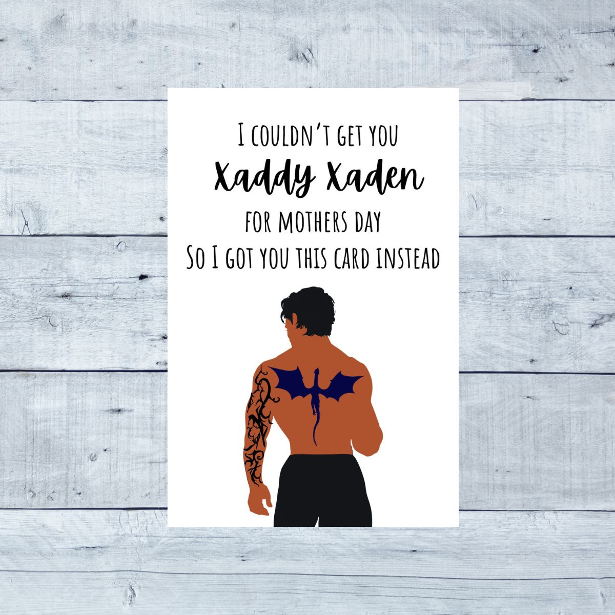 Printable Xaden Riorson Mother's Day Greeting Card, Fourth Wing Mother's Day Card