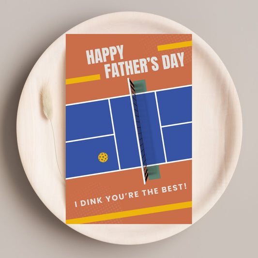 Pickleball Father's Day greeting Card, Father's Day Greeting Card, Cute Card for Dad