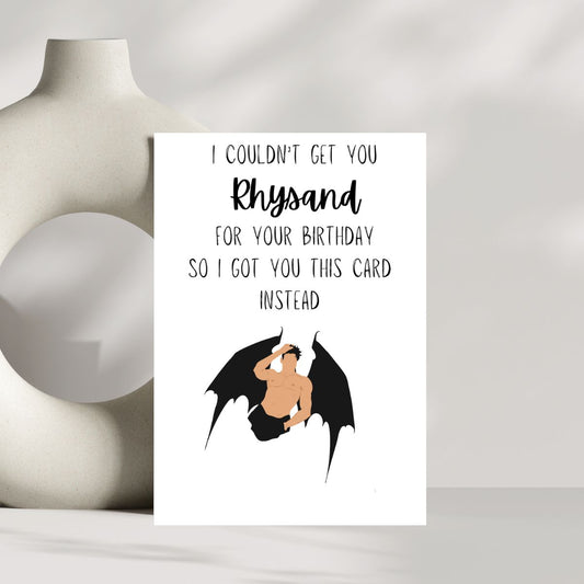 Rhysand Birthday Card 🖤 | For the High Lord of Your Heart – ACOTAR Inspired!