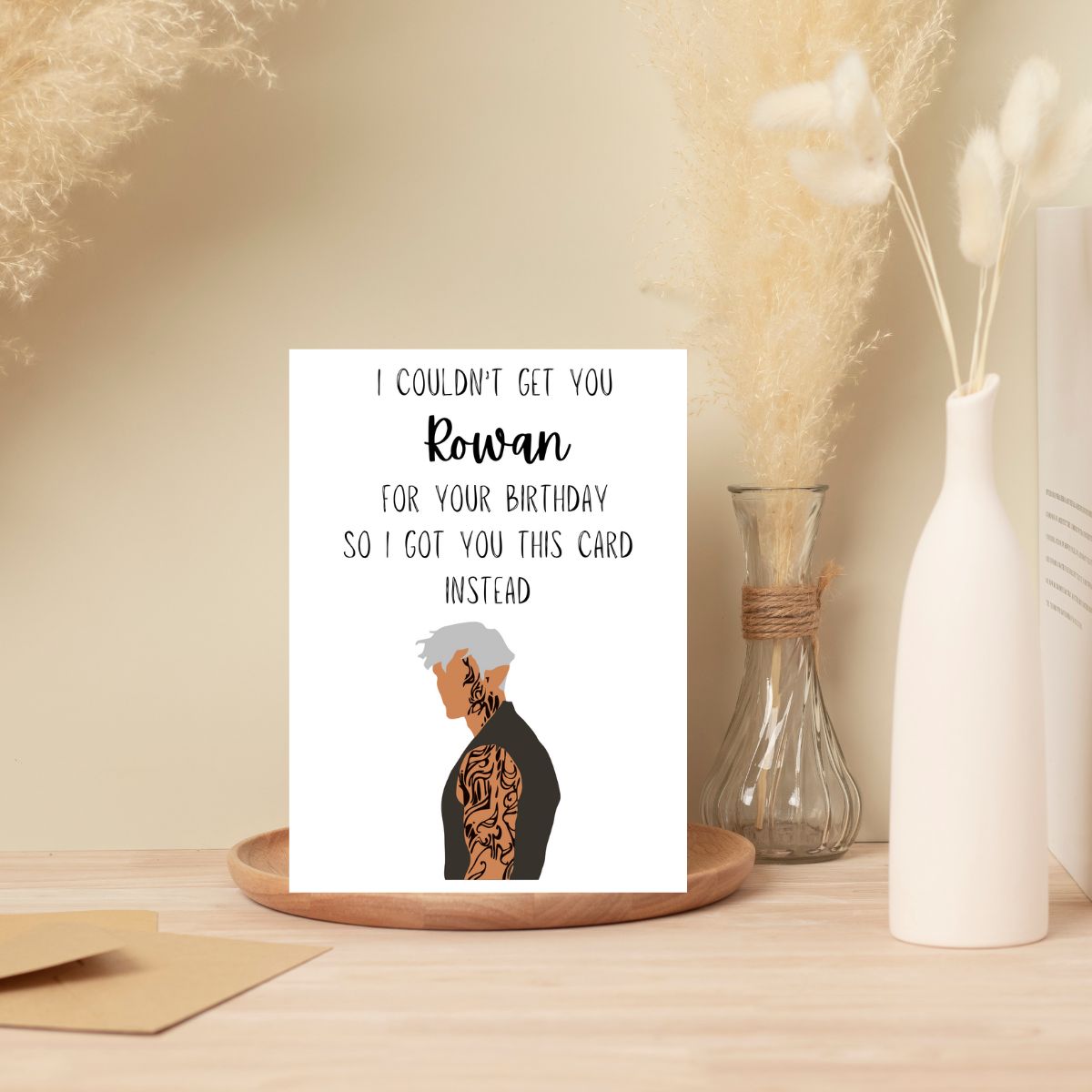 Rowan Whitethorn Birthday Greeting Card, Throne of Glass Birthday card, Bookish Birthday Card, Booktok Gift