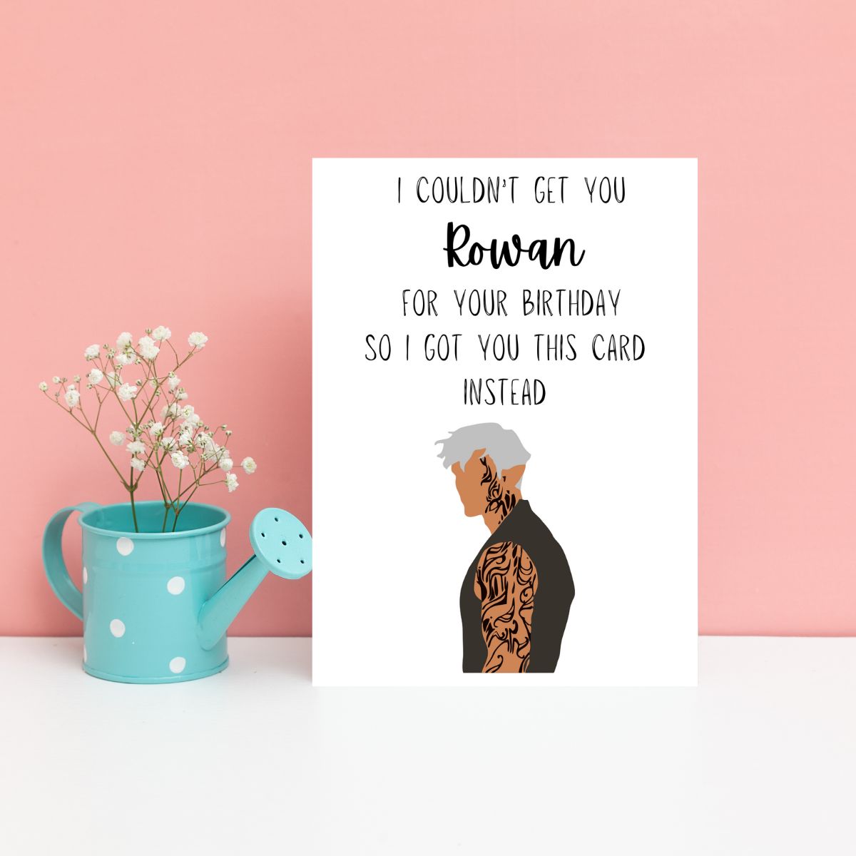Rowan Whitethorn Birthday Greeting Card, Throne of Glass Birthday card, Bookish Birthday Card, Booktok Gift