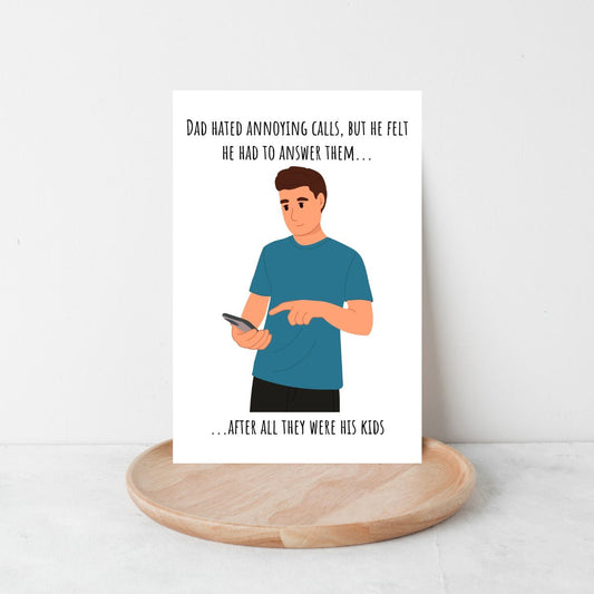 Funny Dad Card ๐ | Happy Birthday or Fatherโs Day from Your Favorite Kid!
