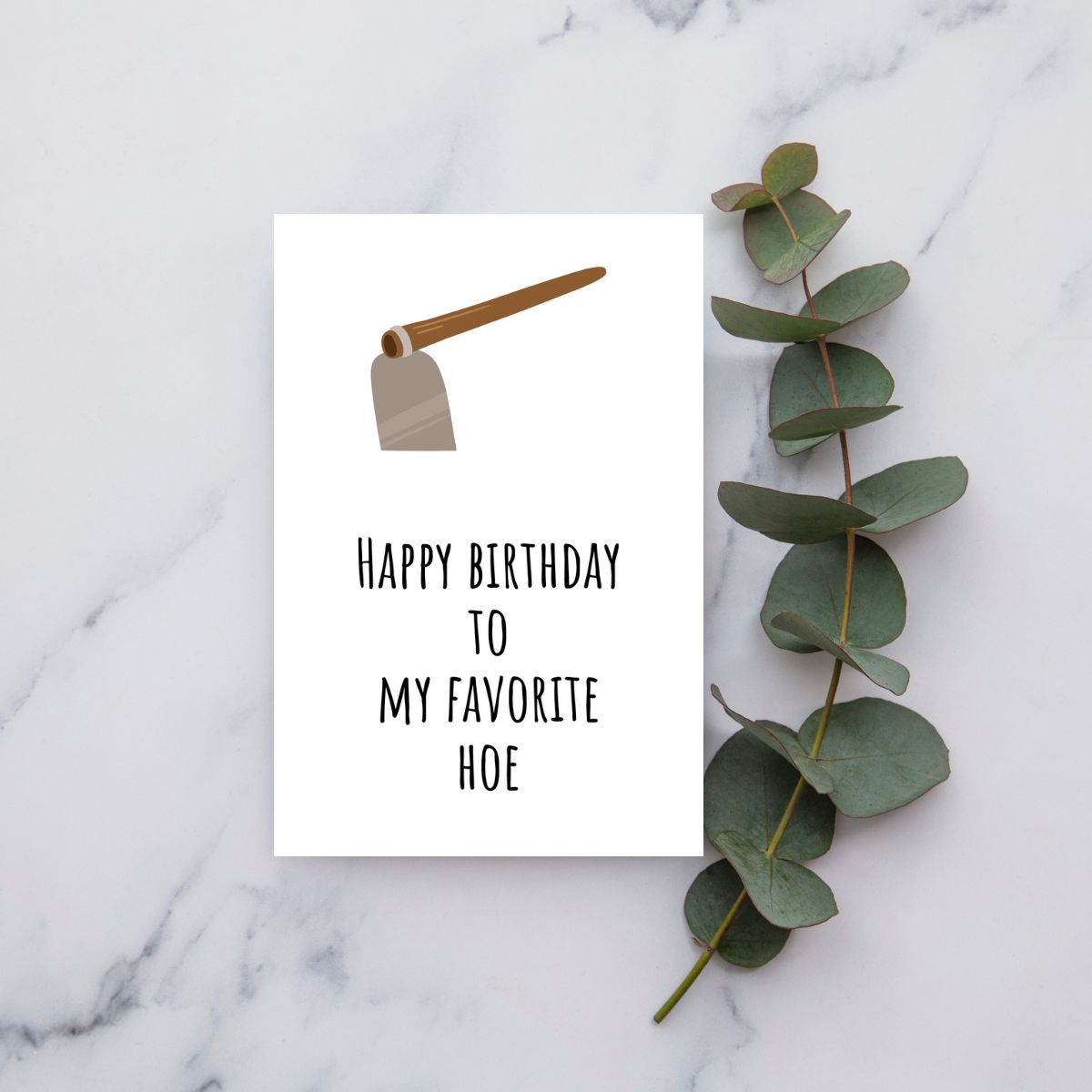 Funny Birthday Card 😂 | Happy Birthday to My Favorite Hoe – BFF Energy!