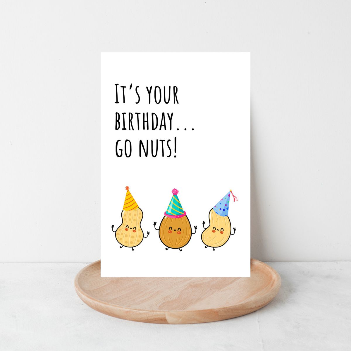 Funny Birthday Card 🥜 | It’s Your Birthday… Go Nuts!