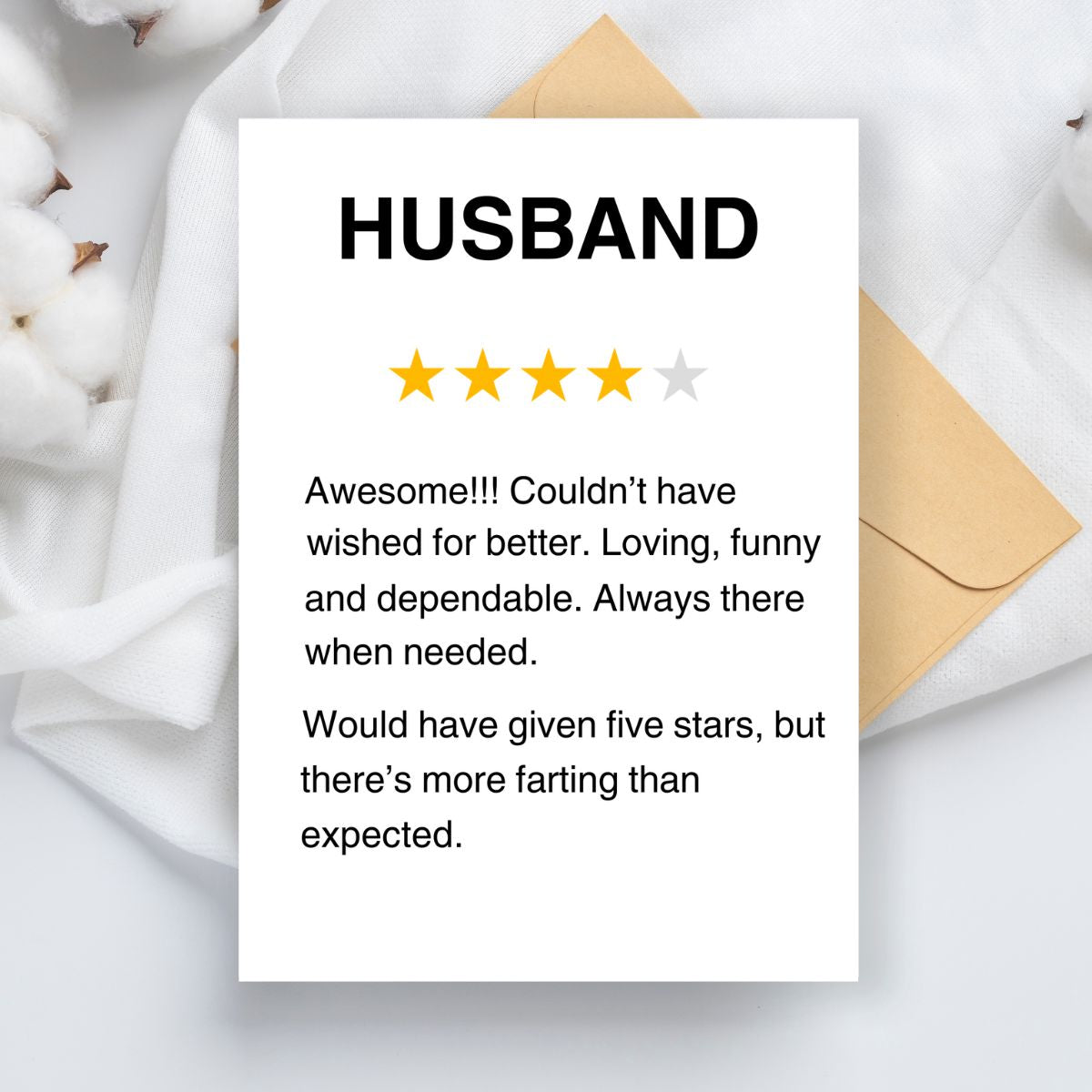 Funny Printable Card for Husband, Valentine's Day Card, Birthday Anniversary Card, Humorous Printable Download, Card for Husband