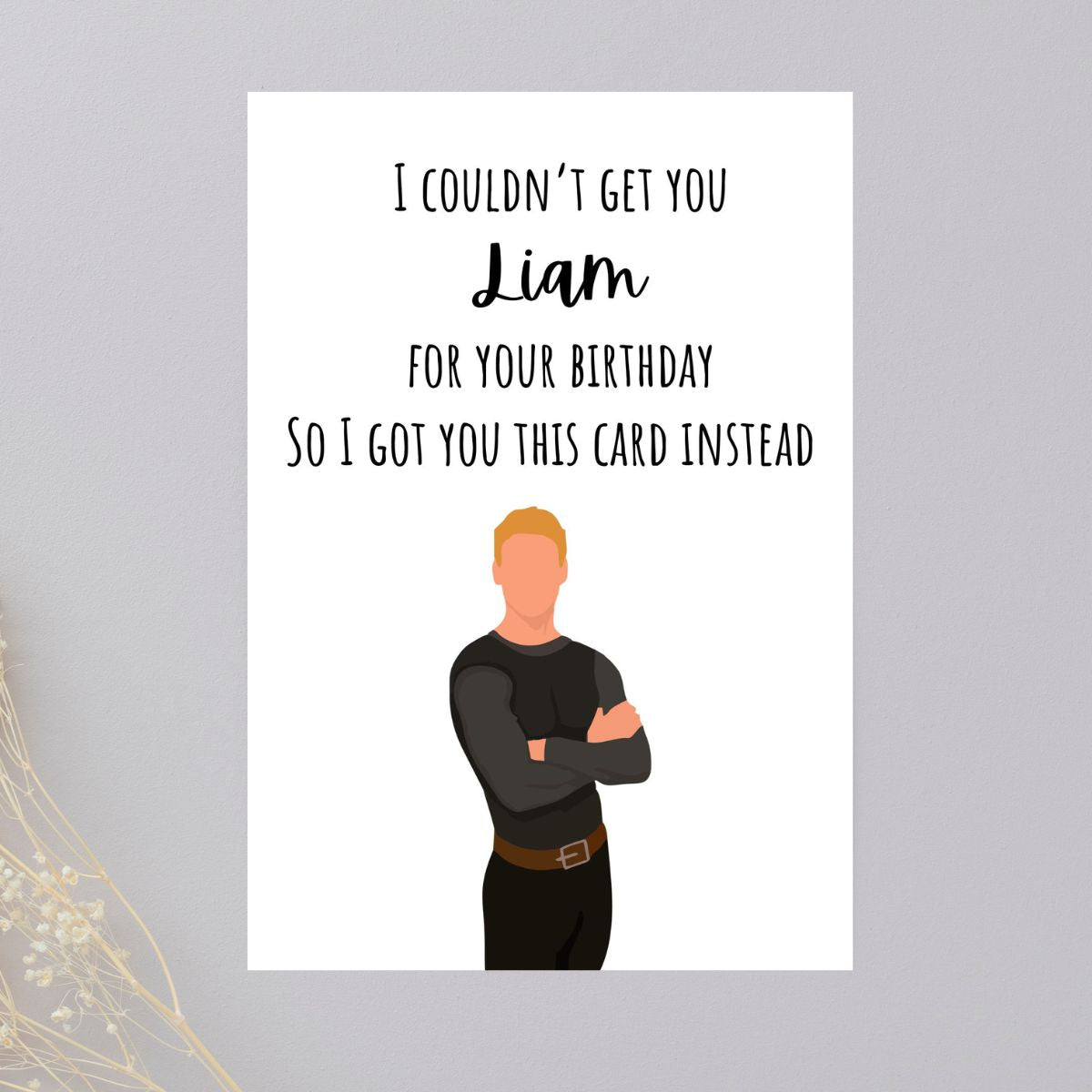 Liam Mairi Birthday Card 🐲 | For the Person You’d Cross the Veil For – Fourth Wing Inspired