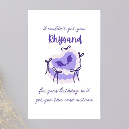 Rhysand Birthday Card