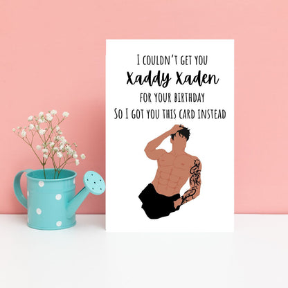 "Xaddy Xaden Birthday Card 🔥 | Fourth Wing-Inspired & Hotter Than Wingleader Training