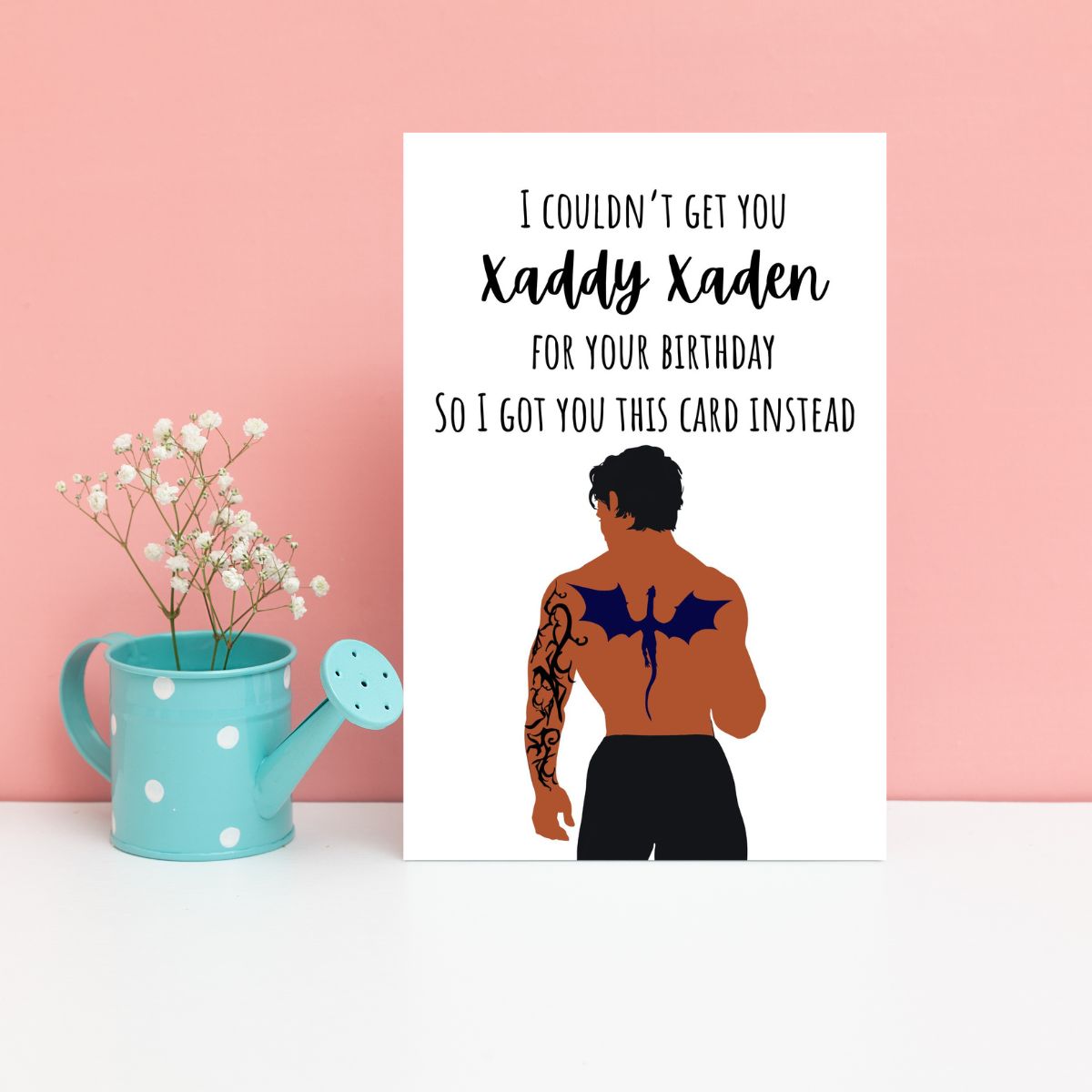 Printable Xaden Riorson Card, Bookish Funny Birthday Card for Her, Book Lover Gift, BookTok Gift, Personalized Birthday Card for Her