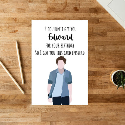 Team Edward Birthday Card 💉 | Sparkles, Drama, and Eternal Youth (Kinda)