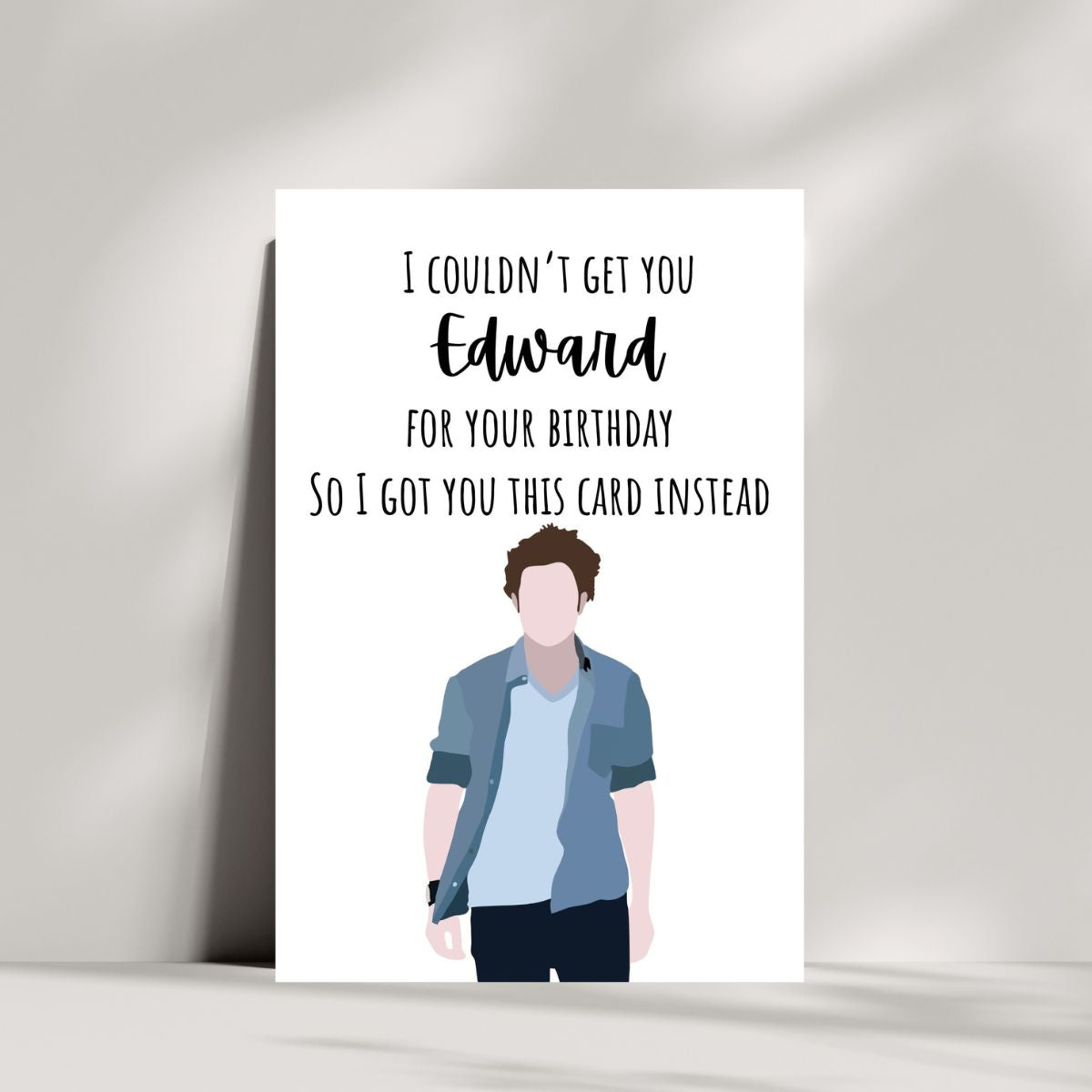 Team Edward Birthday Card 💉 | Sparkles, Drama, and Eternal Youth (Kinda)