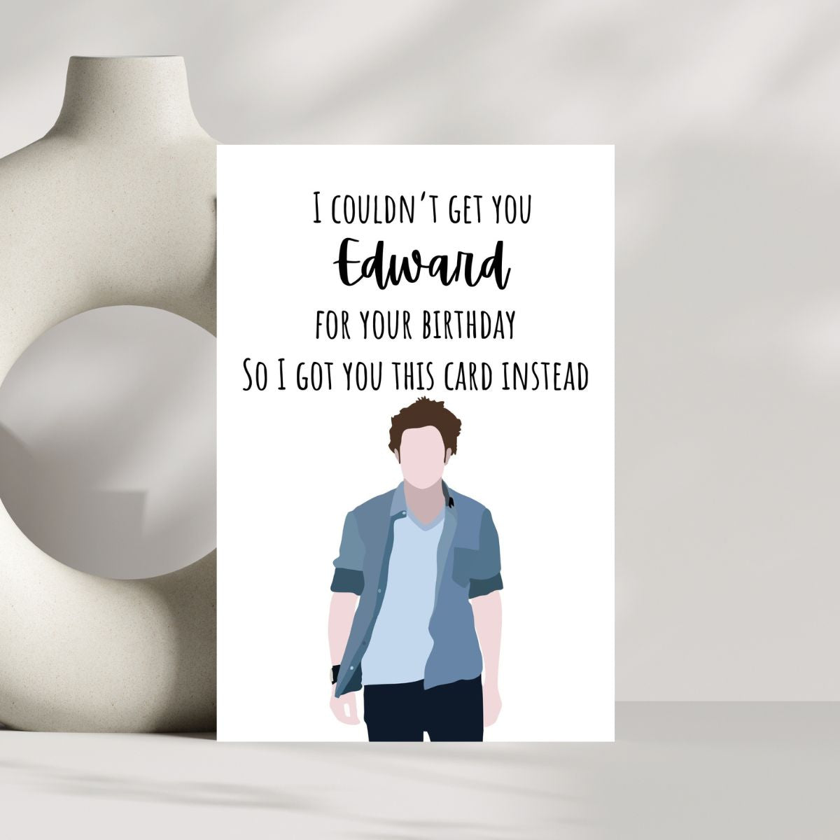 Team Edward Birthday Card 💉 | Sparkles, Drama, and Eternal Youth (Kinda)