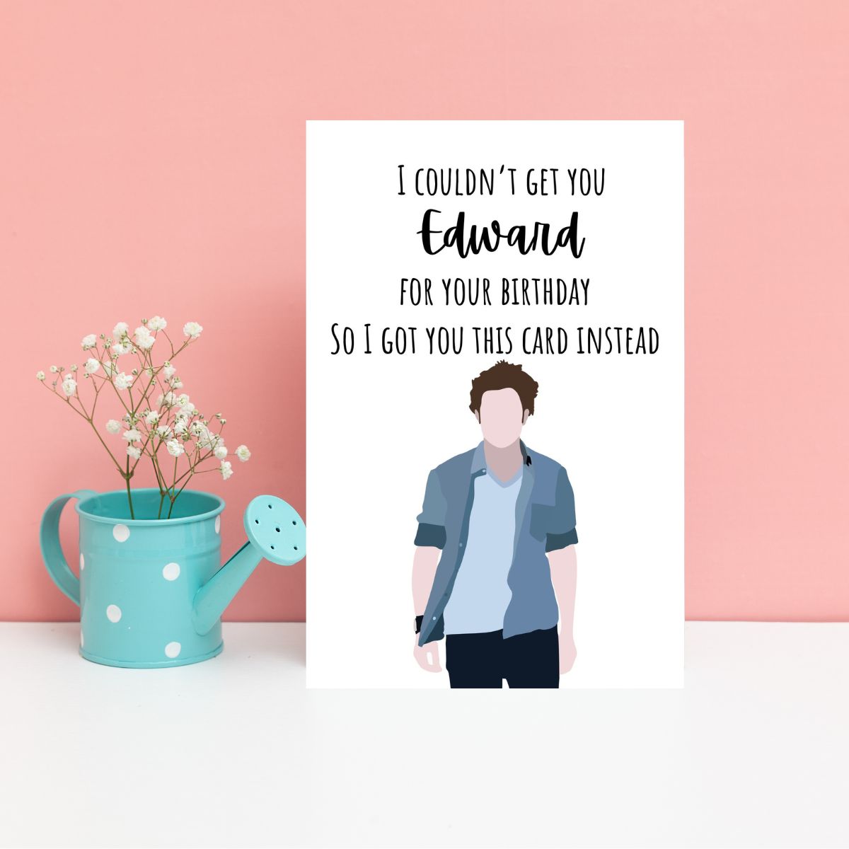 Team Edward Birthday Card 💉 | Sparkles, Drama, and Eternal Youth (Kinda)