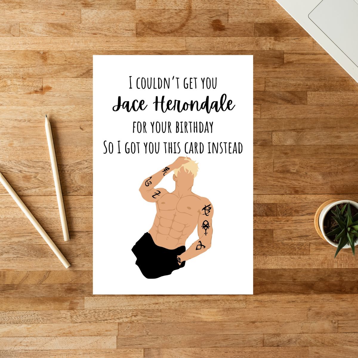 Jace Herondale Birthday Card 🔥 | Mortal Instruments-Inspired Sass & Shadowhunter Snark!