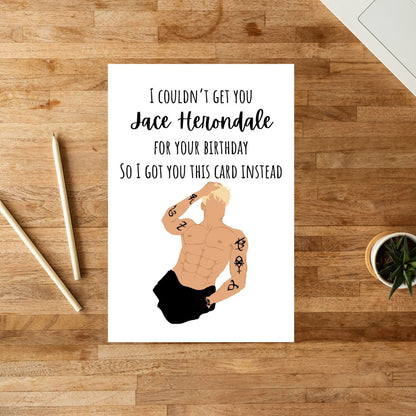 Jace Herondale Birthday Card 🔥 | Mortal Instruments-Inspired Sass & Shadowhunter Snark!