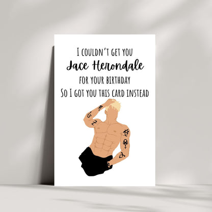Jace Herondale Birthday Card 🔥 | Mortal Instruments-Inspired Sass & Shadowhunter Snark!