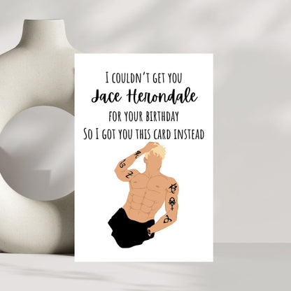 Jace Herondale Birthday Card 🔥 | Mortal Instruments-Inspired Sass & Shadowhunter Snark!