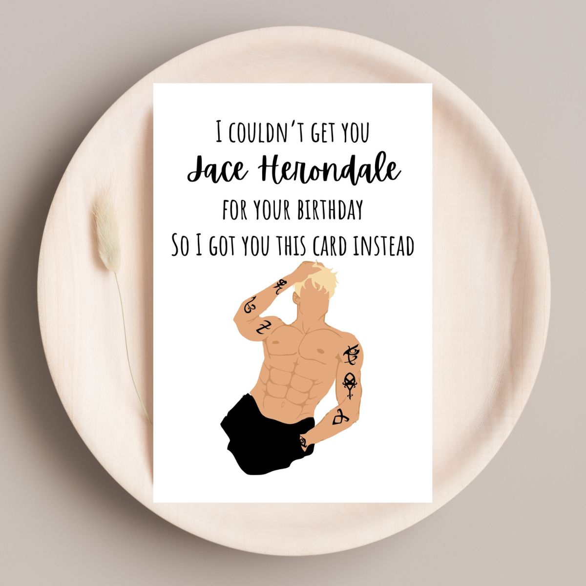 Jace Herondale Birthday Card 🔥 | Mortal Instruments-Inspired Sass & Shadowhunter Snark!
