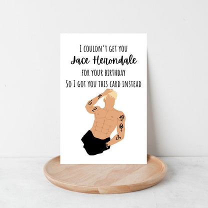 Jace Herondale Birthday Card 🔥 | Mortal Instruments-Inspired Sass & Shadowhunter Snark!