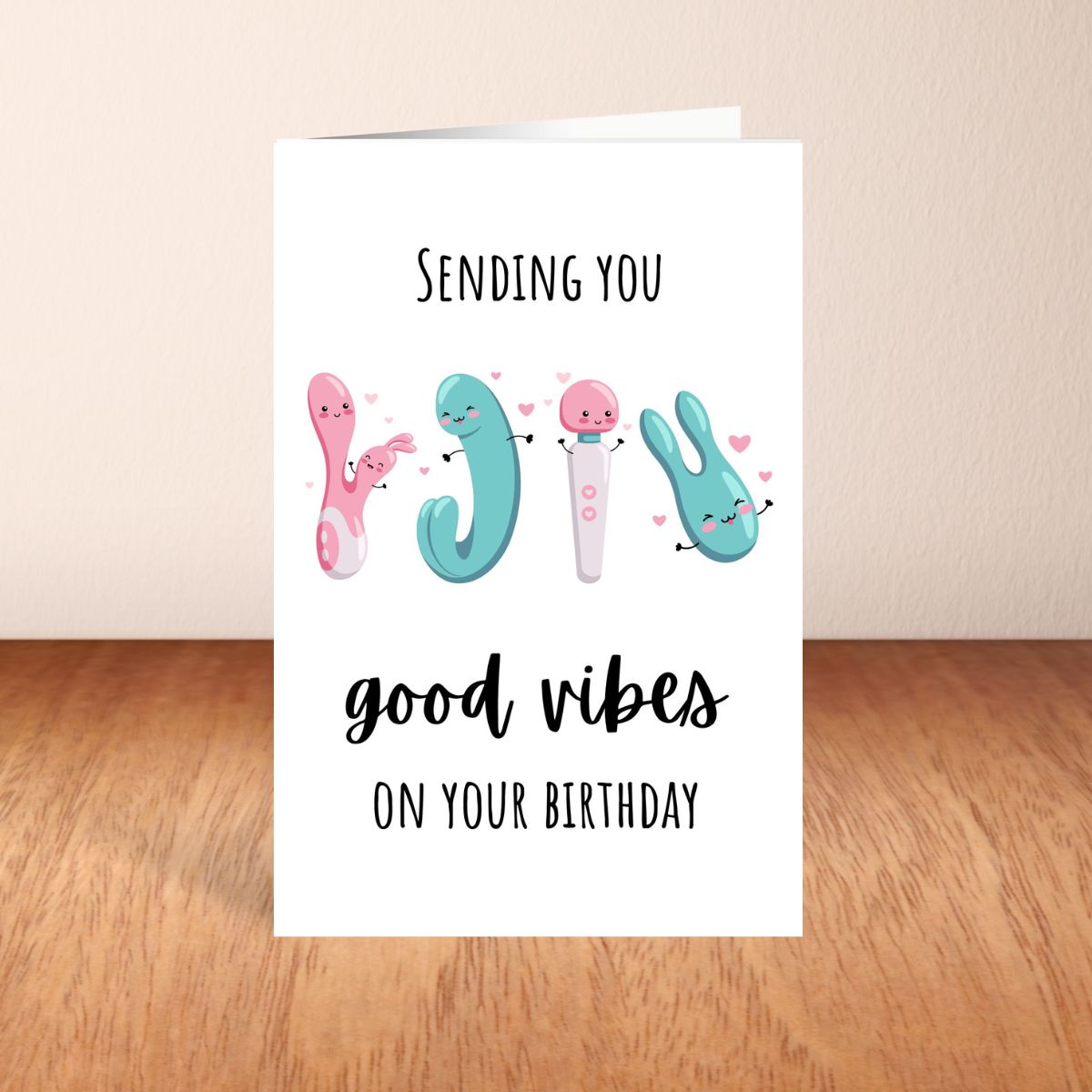 Funny Vibrator Birthday Card