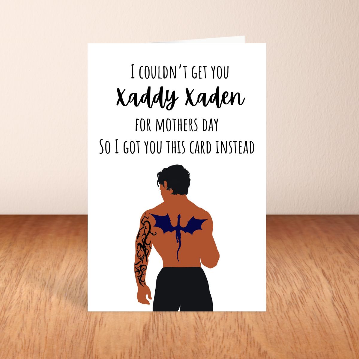 Printable Xaden Riorson Mother's Day Greeting Card, Fourth Wing Mother's Day Card