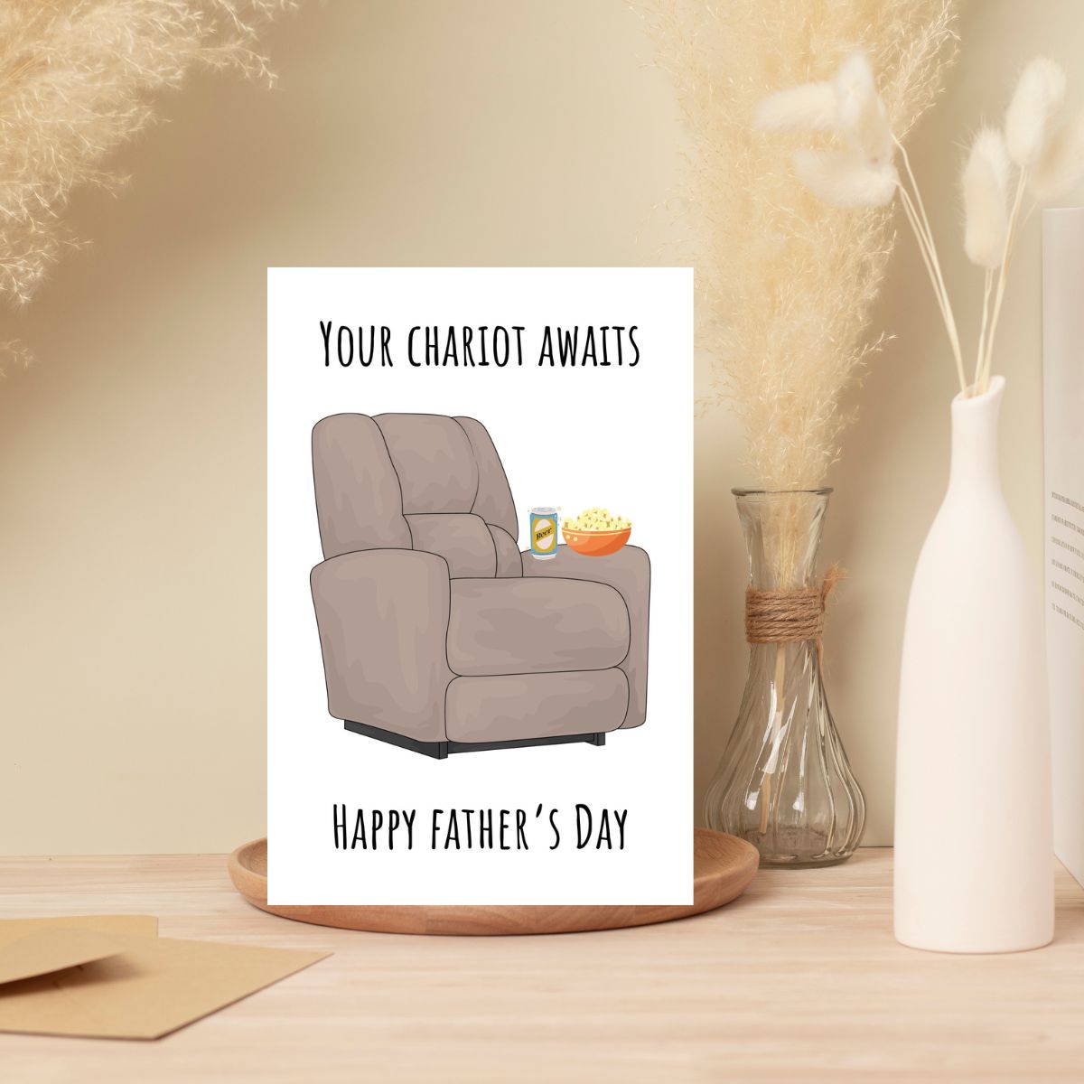 Funny Recliner Father's Day Greeting Card
