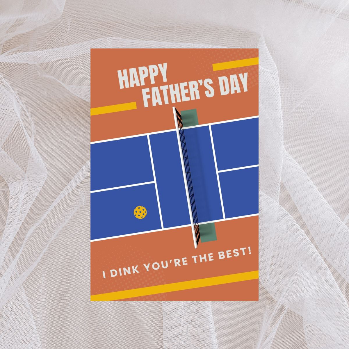 Pickleball Father's Day greeting Card, Father's Day Greeting Card, Cute Card for Dad