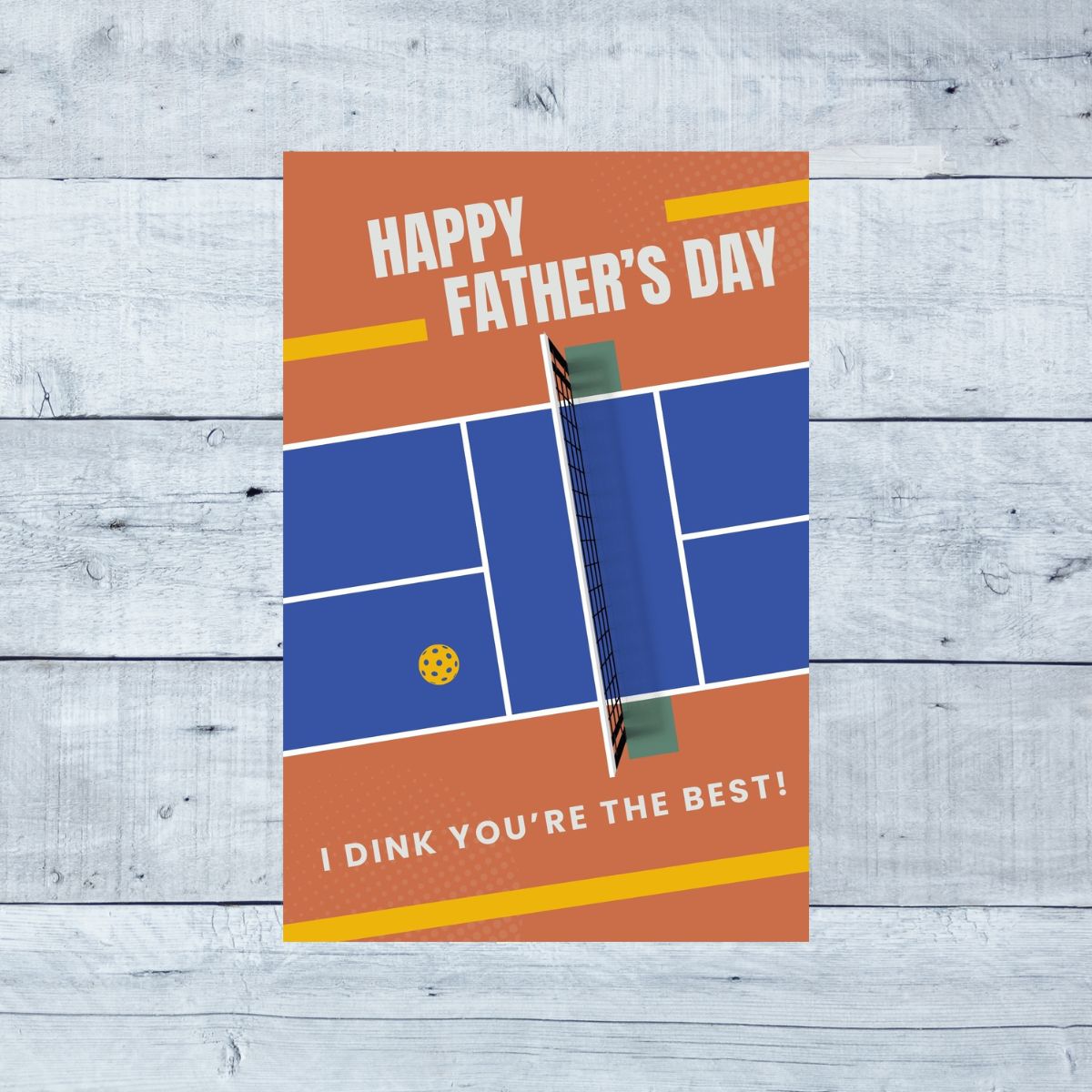 Pickleball Father's Day greeting Card, Father's Day Greeting Card, Cute Card for Dad