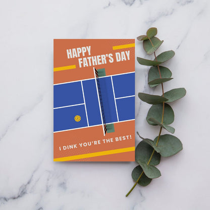 Pickleball Father's Day greeting Card, Father's Day Greeting Card, Cute Card for Dad