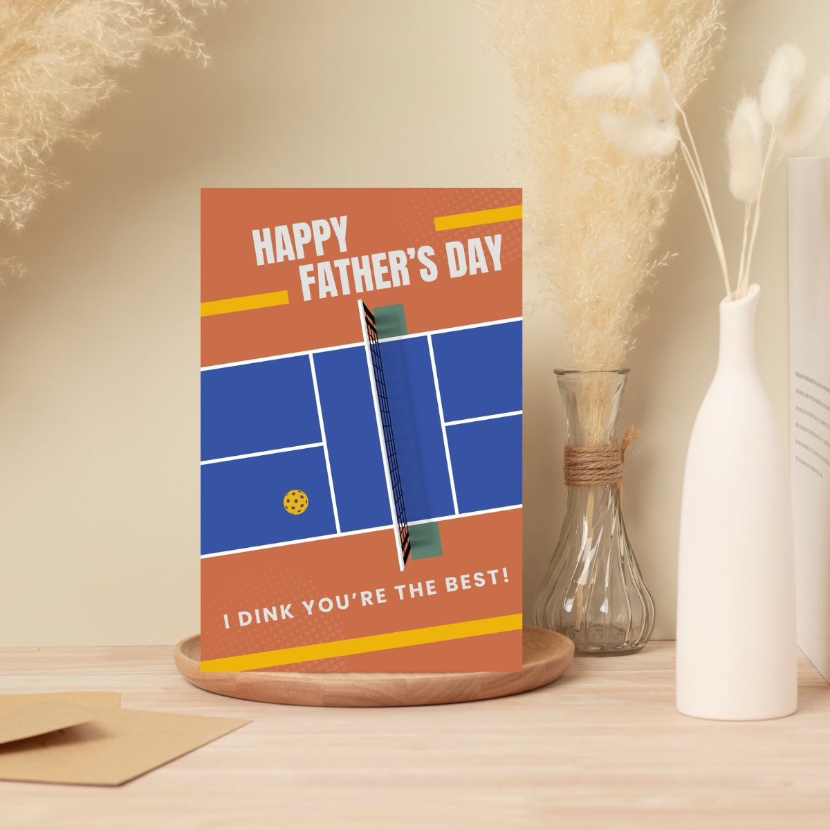 Pickleball Father's Day greeting Card, Father's Day Greeting Card, Cute Card for Dad