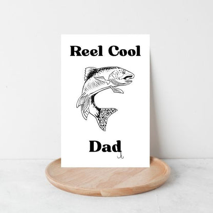 Funny Fishing Father’s Day Card 🎣 | You’re a Reel Cool Dad!