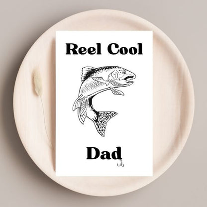 Funny Fishing Father’s Day Card 🎣 | You’re a Reel Cool Dad!