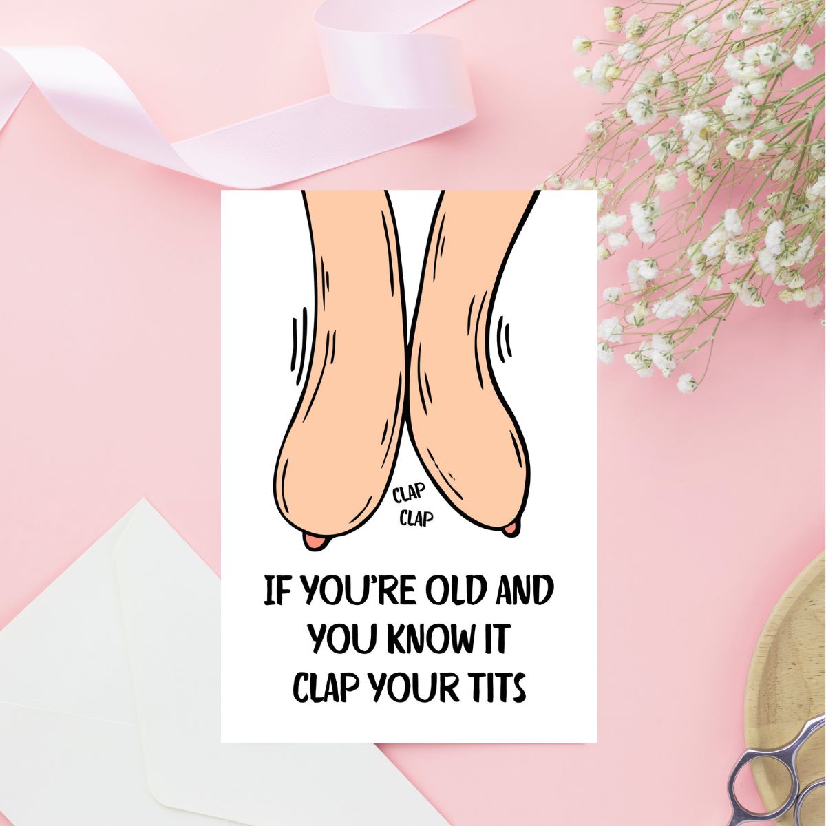 Funny Birthday Card 😂 | If You’re Old and You Know It, Clap Your Tits!