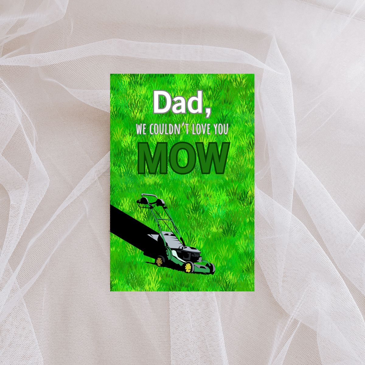 "Funny Father’s Day Card 🚜 | We Couldn’t Love You Mow – Lawn Pun for Dad!