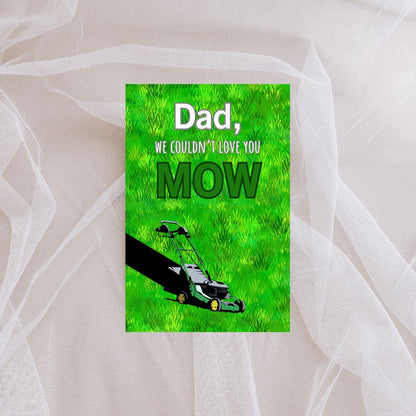"Funny Father’s Day Card 🚜 | We Couldn’t Love You Mow – Lawn Pun for Dad!
