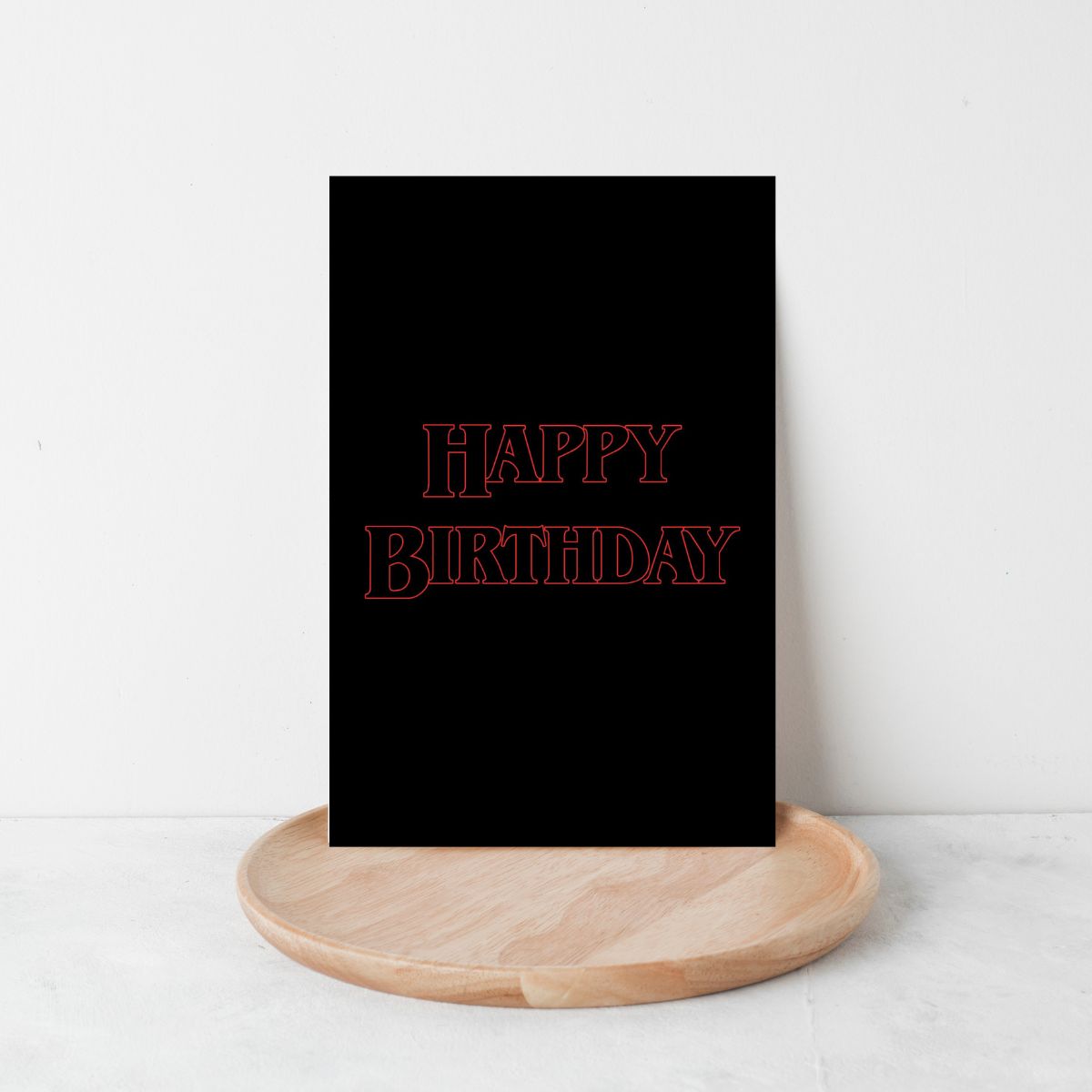 Stranger Things Birthday Card 🎂 | Inspired by Hawkins & the Upside Down!