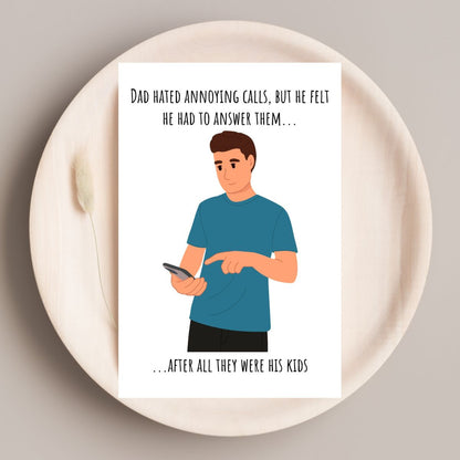 Funny Dad Card 😂 | Happy Birthday or Father’s Day from Your Favorite Kid!