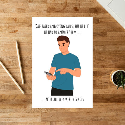 Funny Dad Card 😂 | Happy Birthday or Father’s Day from Your Favorite Kid!