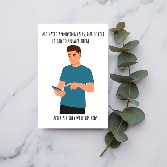 Funny Dad Card 😂 | Happy Birthday or Father’s Day from Your Favorite Kid!