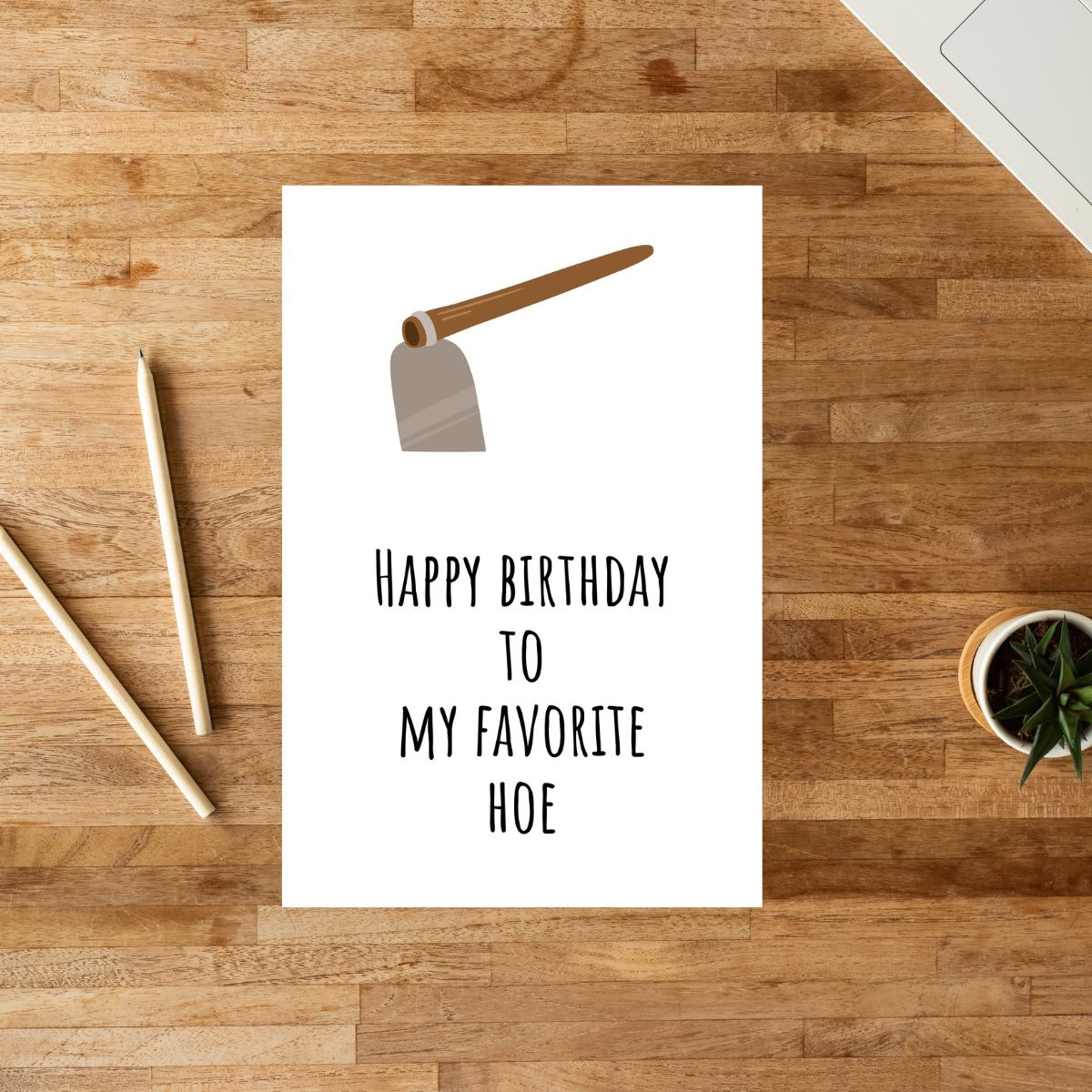 Funny Birthday Card 😂 | Happy Birthday to My Favorite Hoe – BFF Energy!