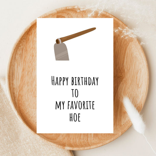 Funny Birthday Card 😂 | Happy Birthday to My Favorite Hoe – BFF Energy!