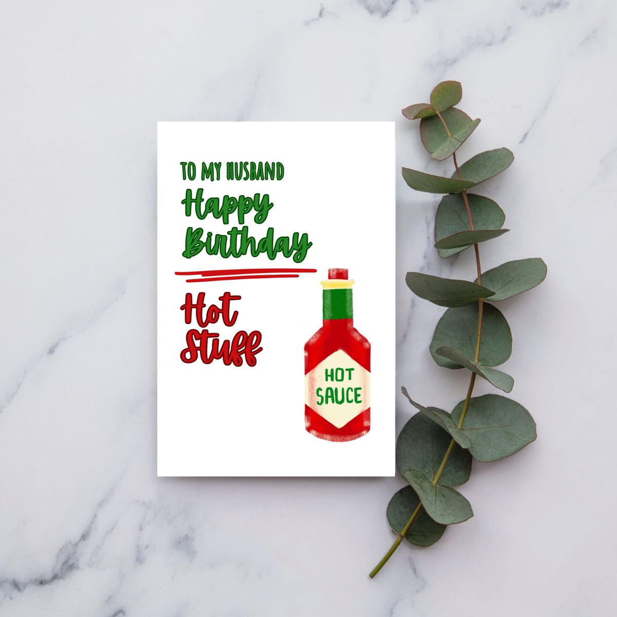 Flirty Birthday Card 🔥 | Happy Birthday, Hot Stuff – Bring the Heat!