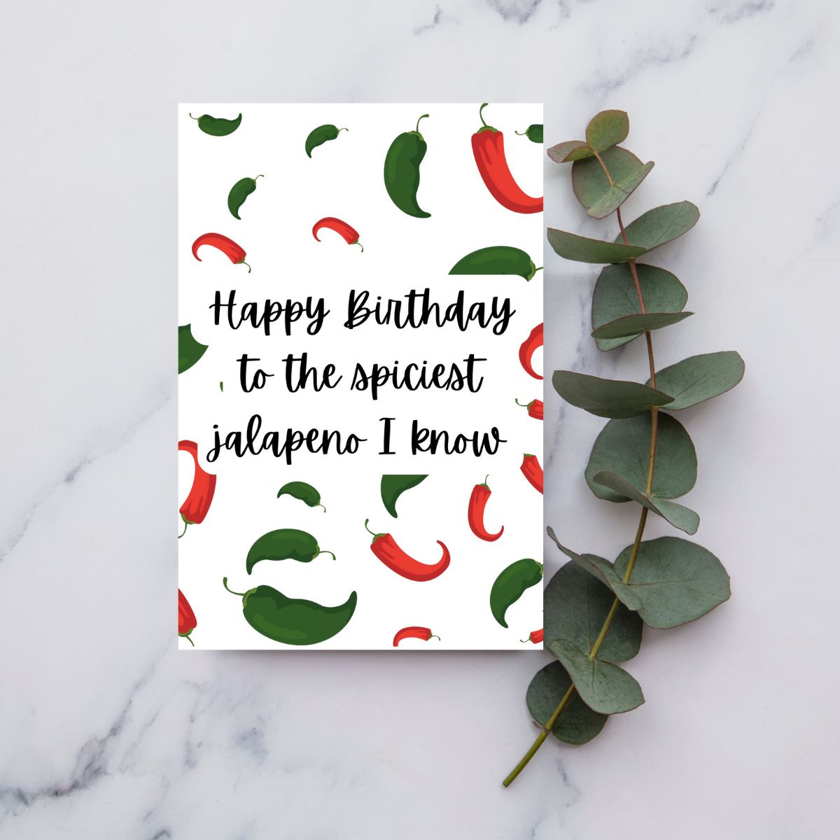Funny Birthday Card 🌶️ | Happy Birthday to the Spiciest Jalapeño I Know!