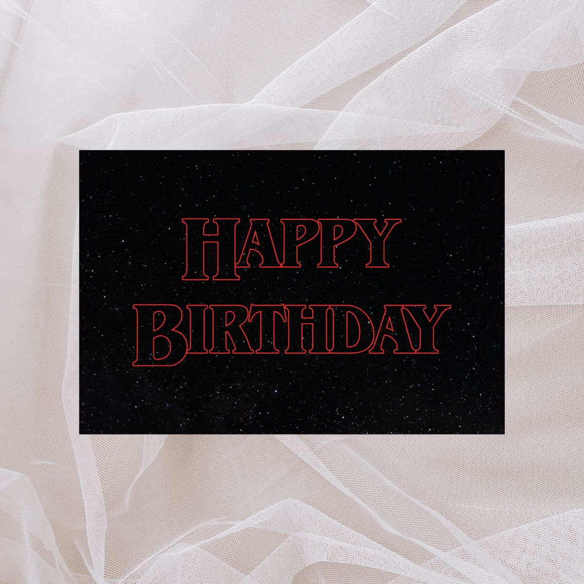 Stranger Things Birthday Card 👾 | Hawkins-Approved & Birthday-Ready!